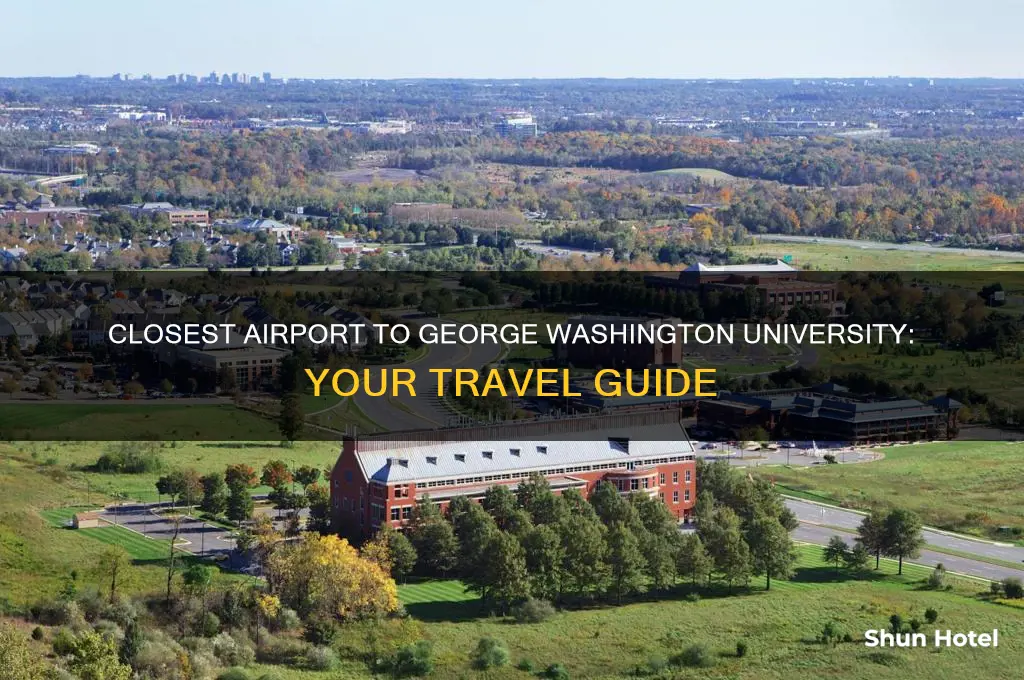 what is the closest airport to george washington u