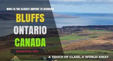 Closest Airport to Georgian Bluffs, Ontario, Canada