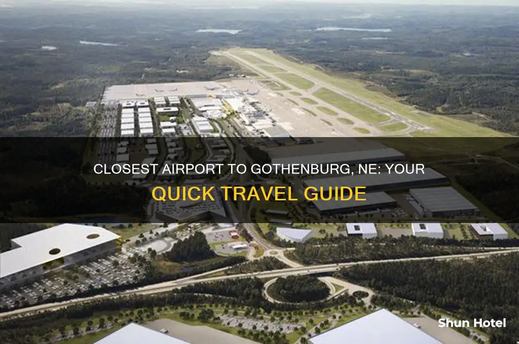 what is the closest airport to gothenburg ne