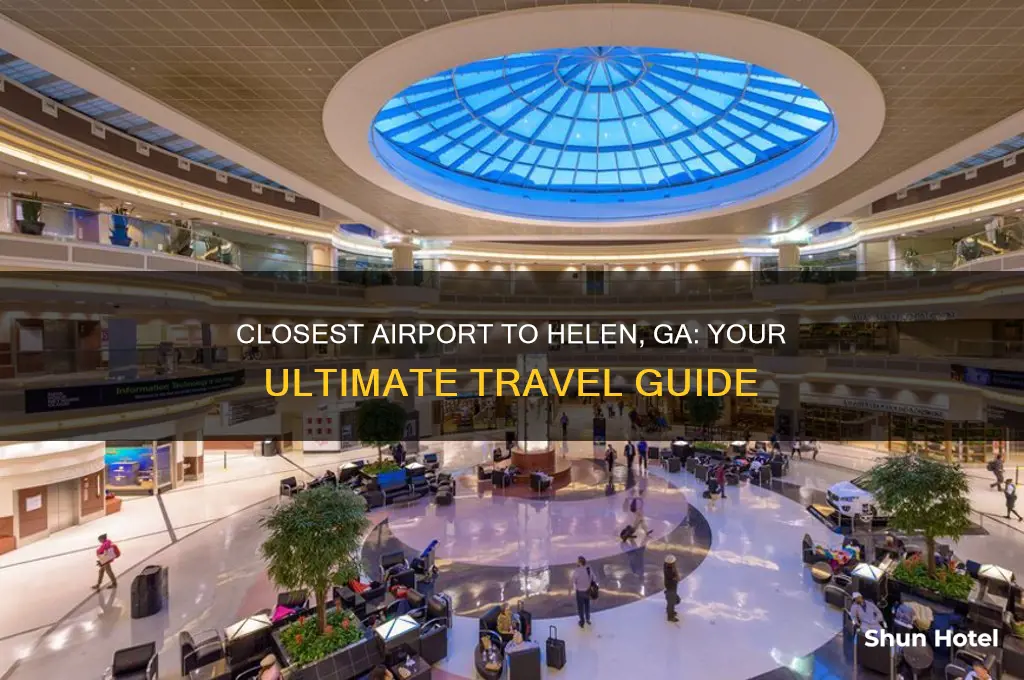what is the closest airport to helen ga