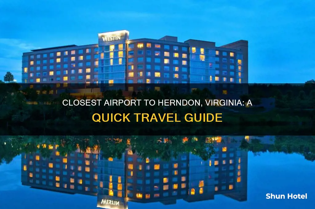 what is the closest airport to herndon virginia