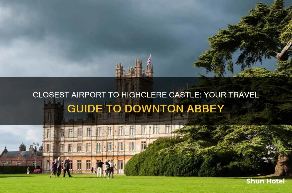 what is the closest airport to highclere castle