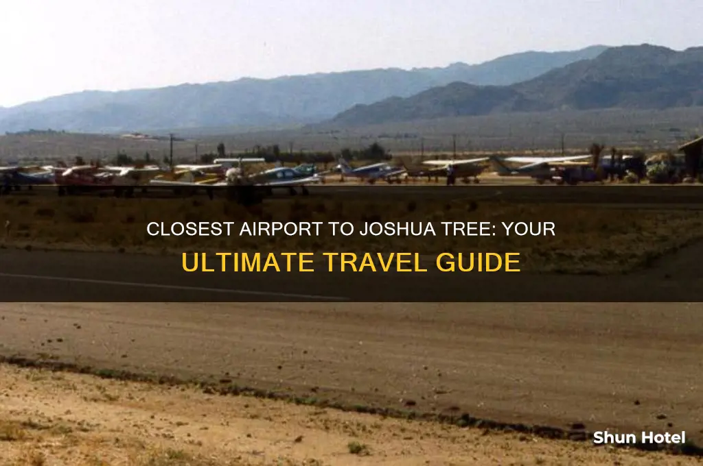 what is the closest airport to joshua tree
