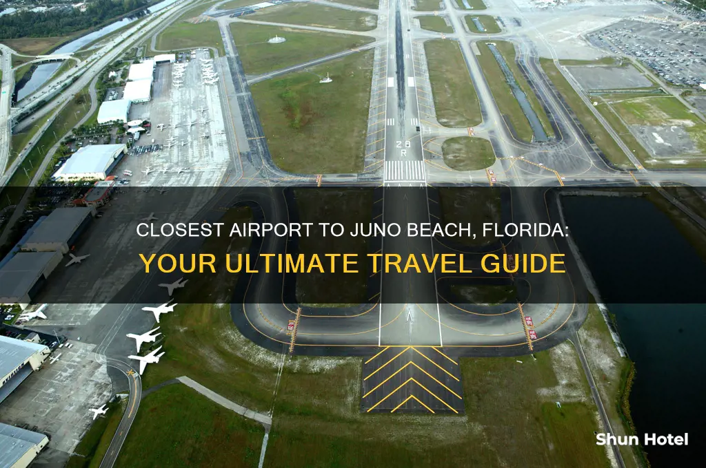 what is the closest airport to juno beach florida