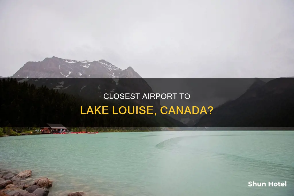 what is the closest airport to lake louise canada