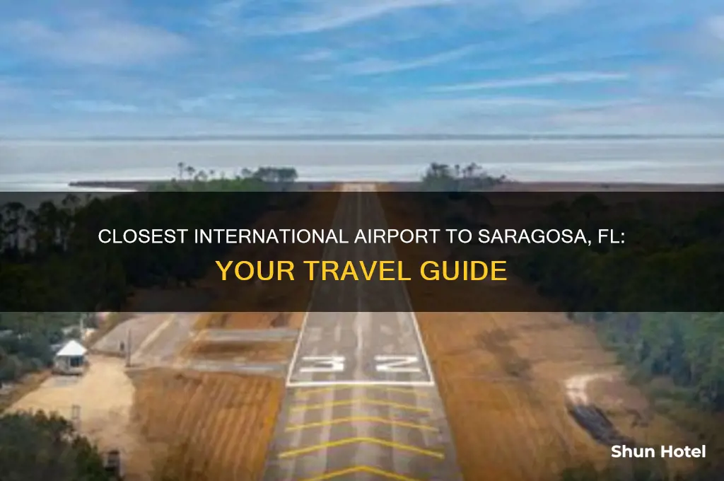 what is the closest international airport in saragosa fl