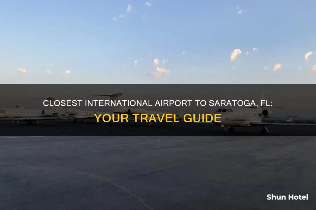 what is the closest international airport in saratoga fl
