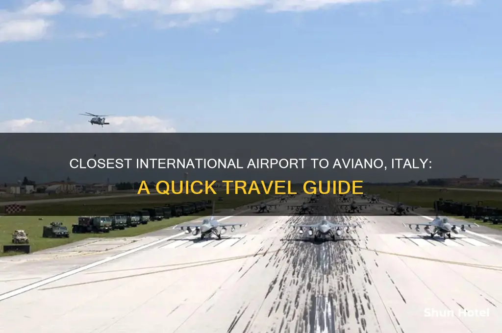 what is the closest international airport to aviano italy