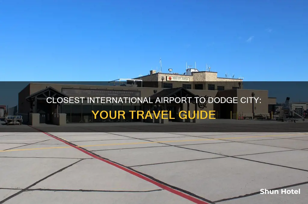 what is the closest international airport to dodge city