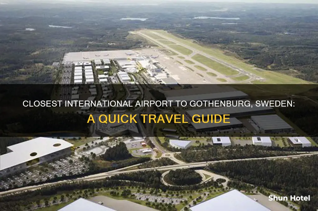 what is the closest international airport to gothenburg sweden
