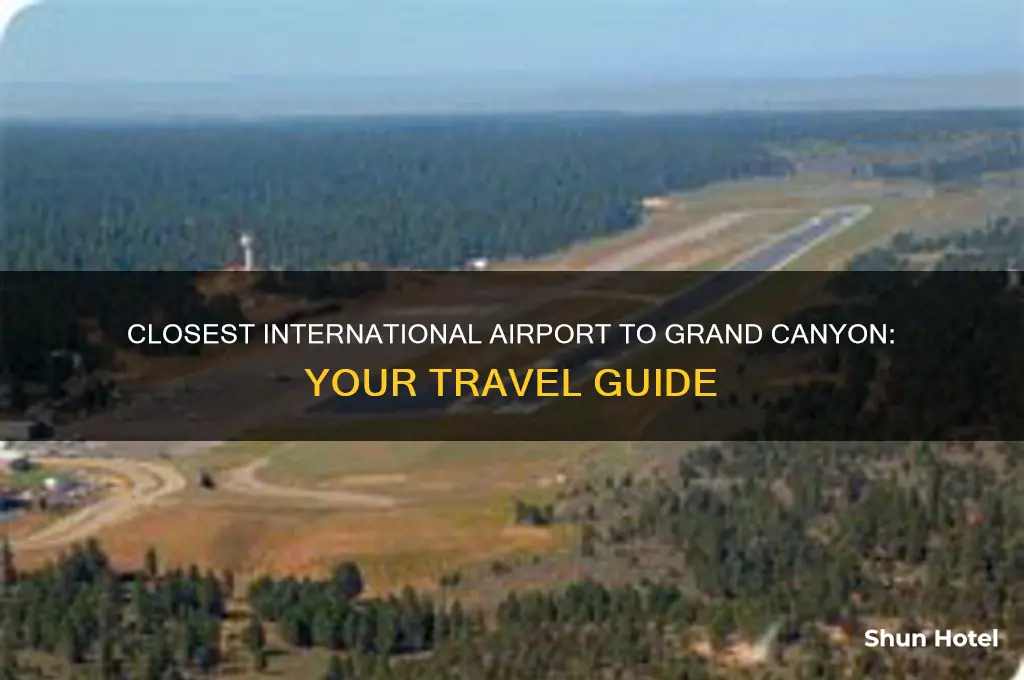 what is the closest international airport to grand canyon