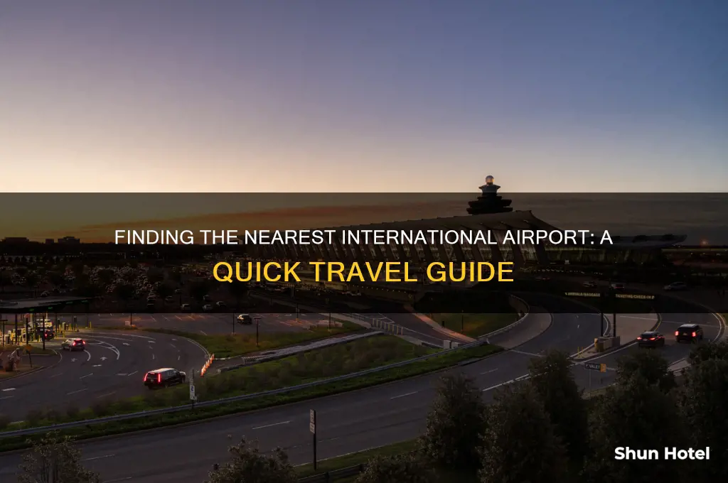 what is the closest international airport