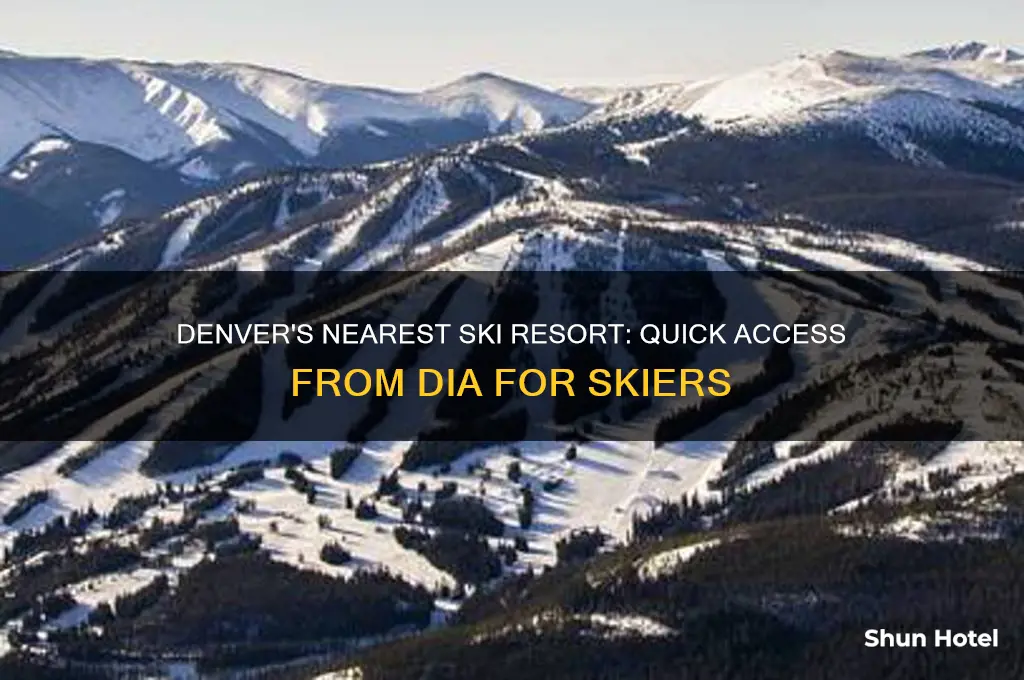 what is the closest ski resort to denver international airport