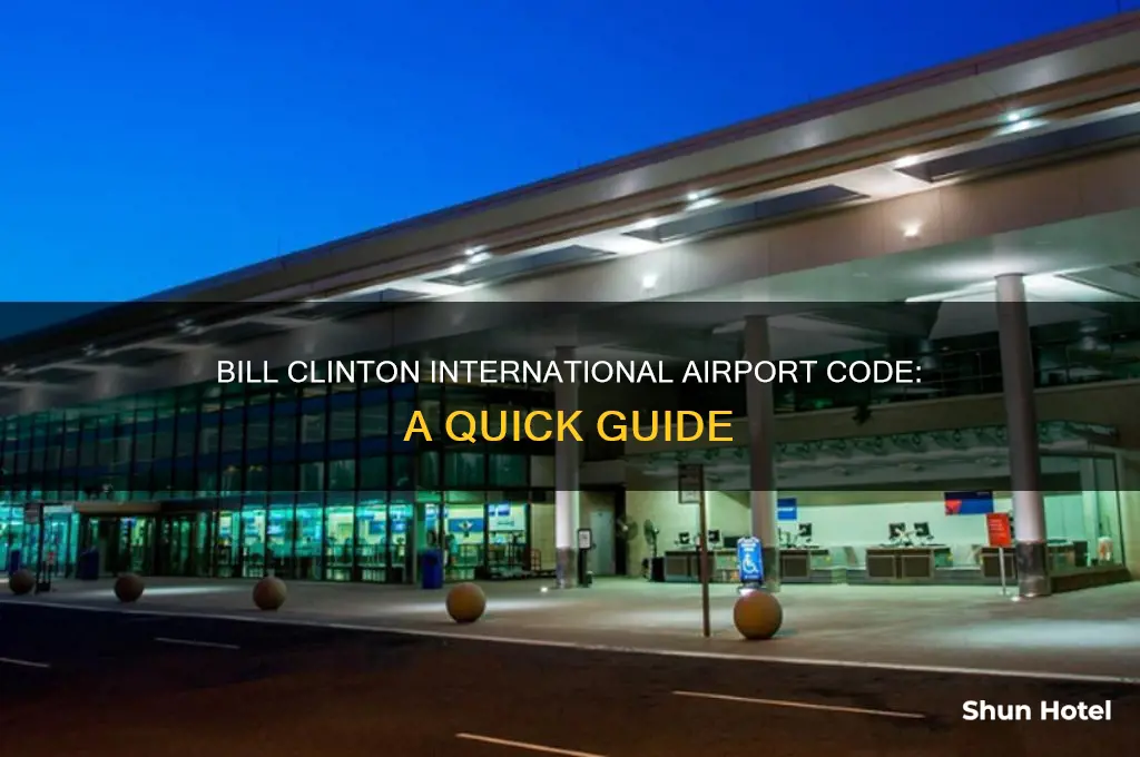 what is the code for bill clinton international airport