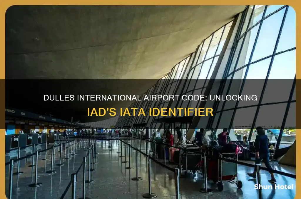 what is the code for dulles international airport