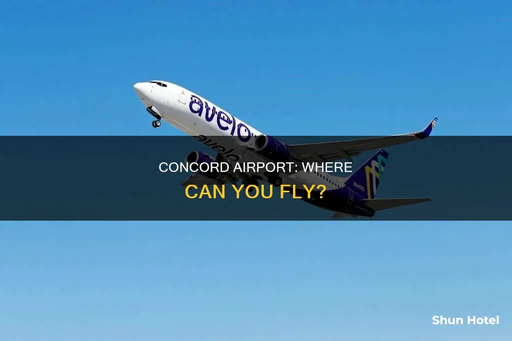 what is the concord airport destination