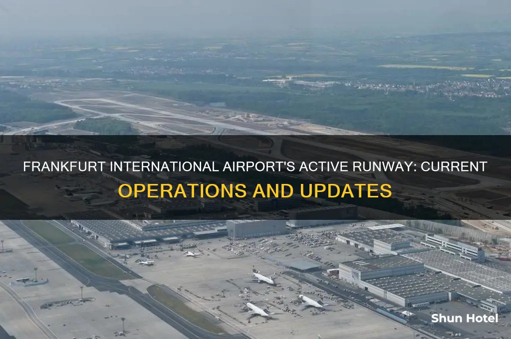 what is the current active runway of frankfurt international airport