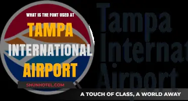 Tampa International Airport's Font: Unveiling the Typography Behind the Signage