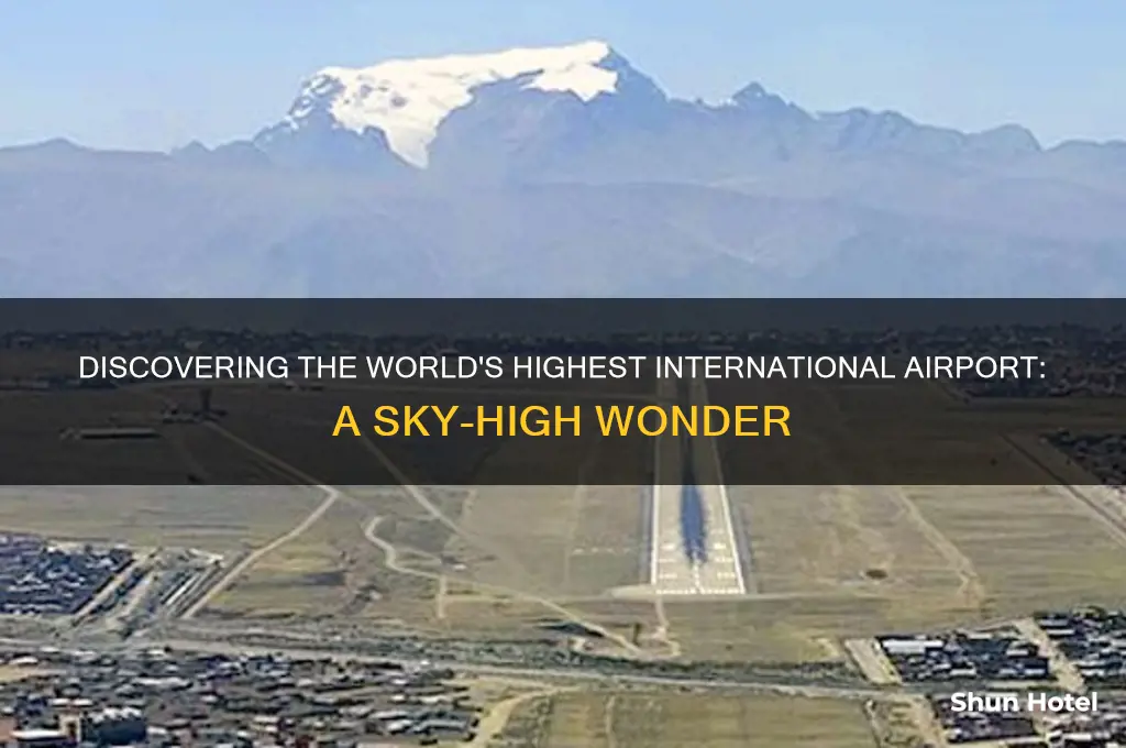 what is the highest international airport in the world
