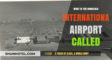 Honolulu International Airport: Unveiling Its Official Name and History