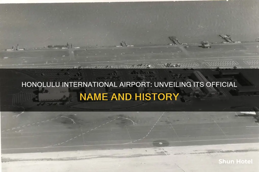 what is the honolulu international airport called