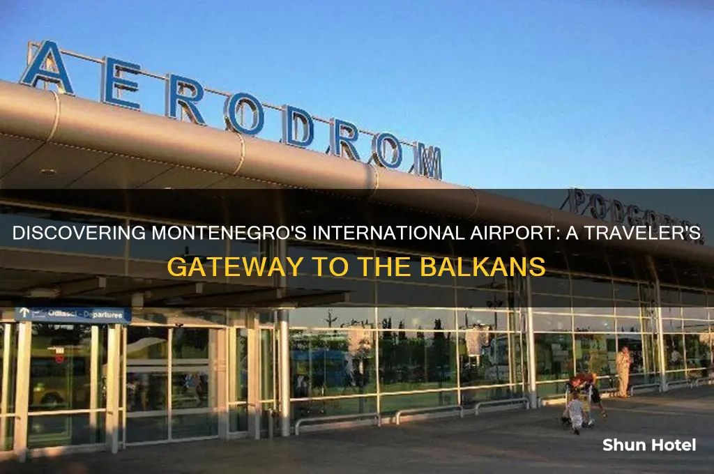 what is the international airport in montenegro