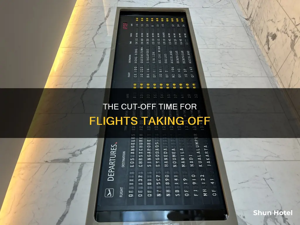 what is the latest a flight can leave an airport