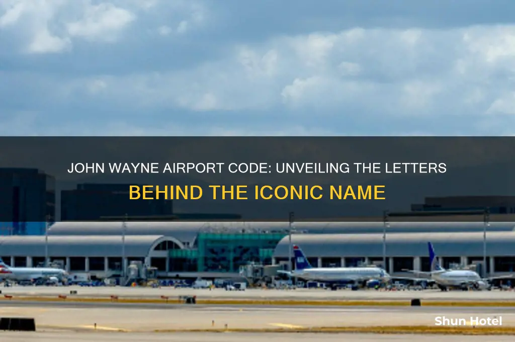 what is the letters for john wayne international airport