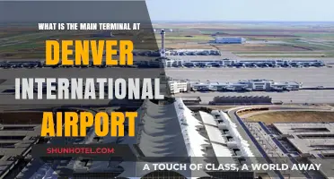 Denver International Airport's Main Terminal: A Comprehensive Guide