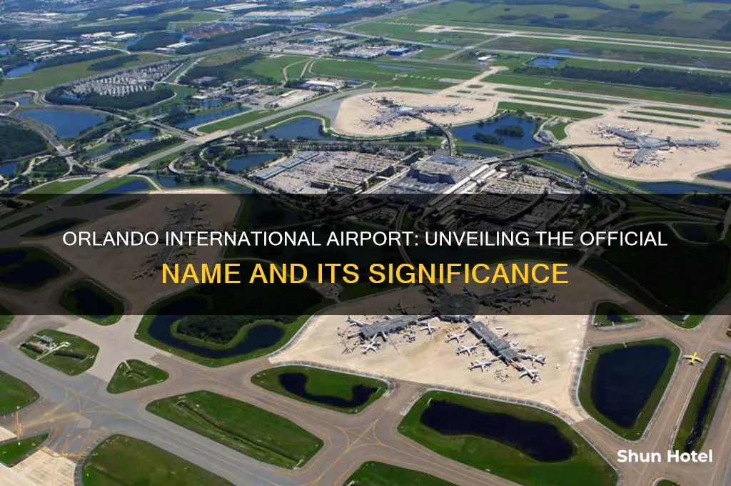 what is the name of orlando international airport