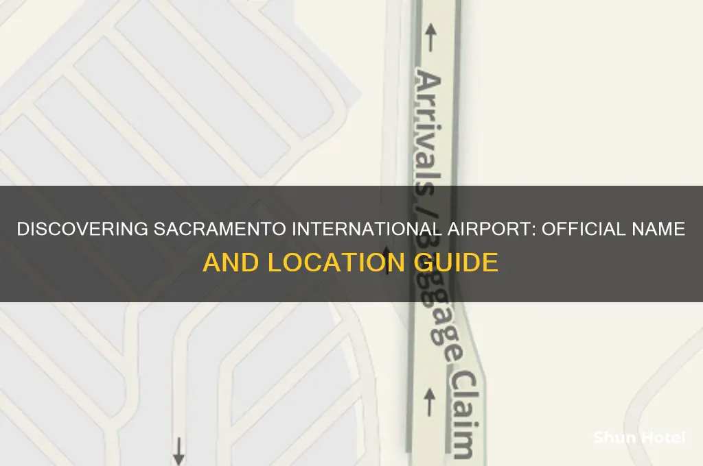 what is the name of sacramento international airport