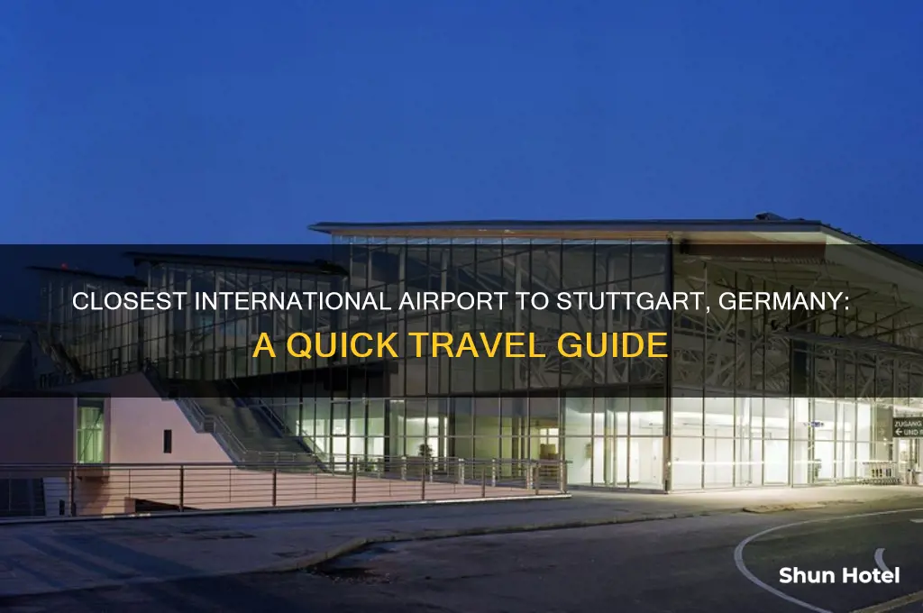 what is the nearest international airport to stuttgart germany
