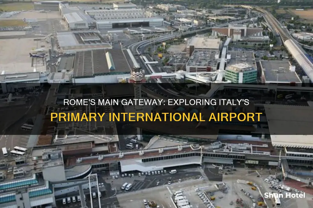 what is the primary international airport of rome italy