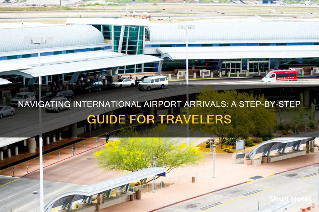 what is the process when arriving at an international airport