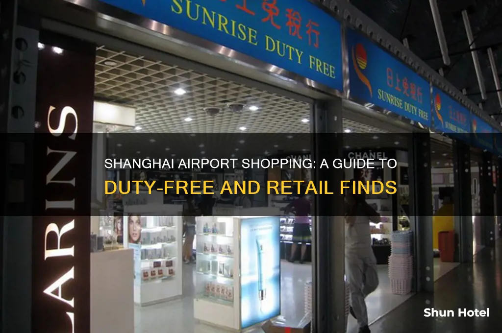 what is the shopping like at shanghai international airport
