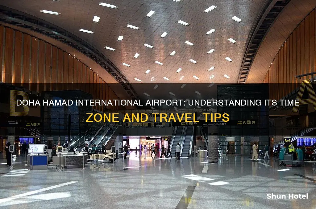 what is the time zone at doha hamad international airport