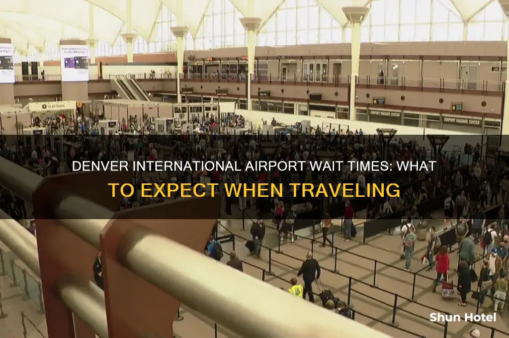 what is the wait time at denver international airport