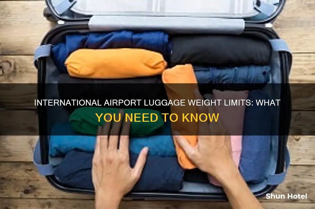 what is the weight limit on luggage international airports