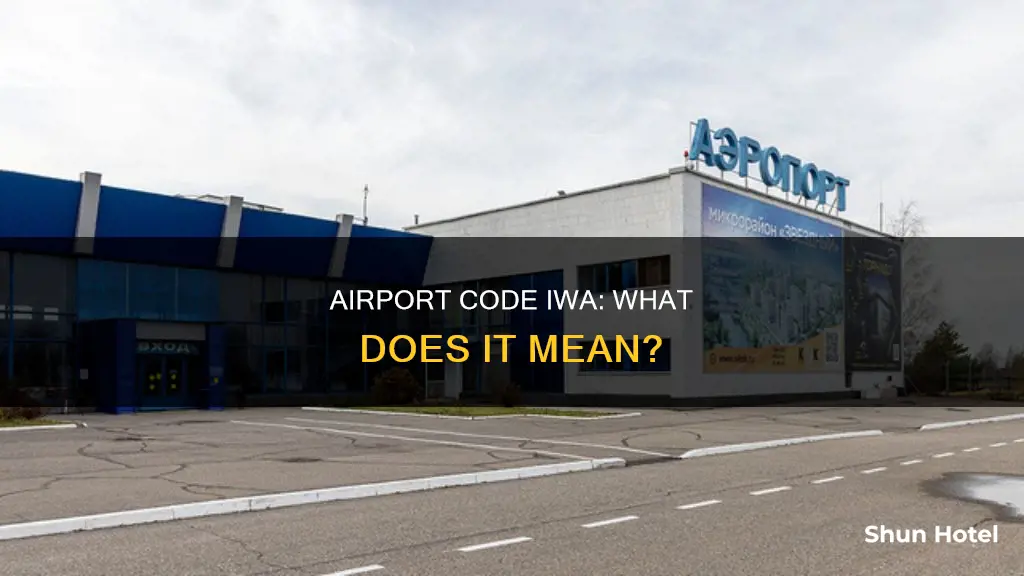 what is this airport code iwa