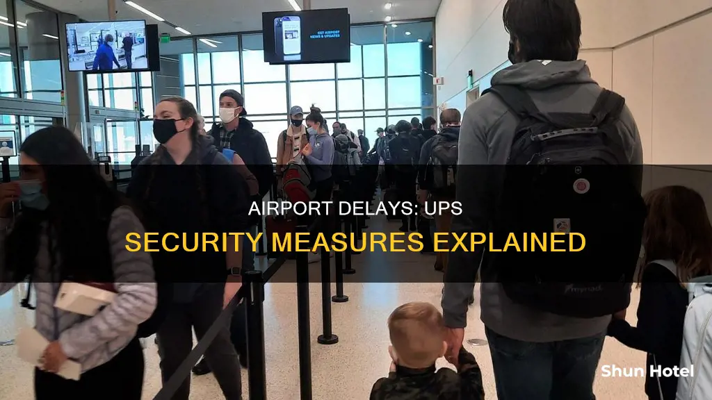 what is ups airport security delay