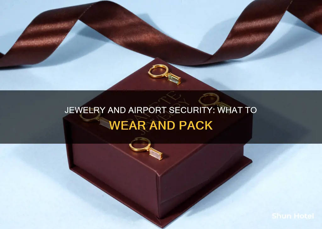 what jewelry can you wear through airport security
