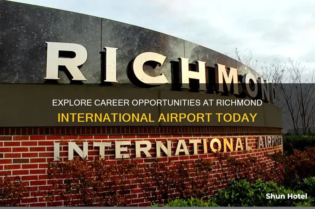 what jobs are open at richmond international airport