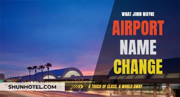 John Wayne Airport: A Name Change Controversy