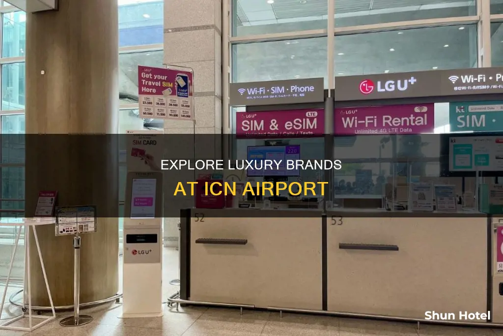 what kind of brand can you find in icn airport