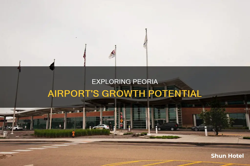 what kind of growth can the peoria il airport get