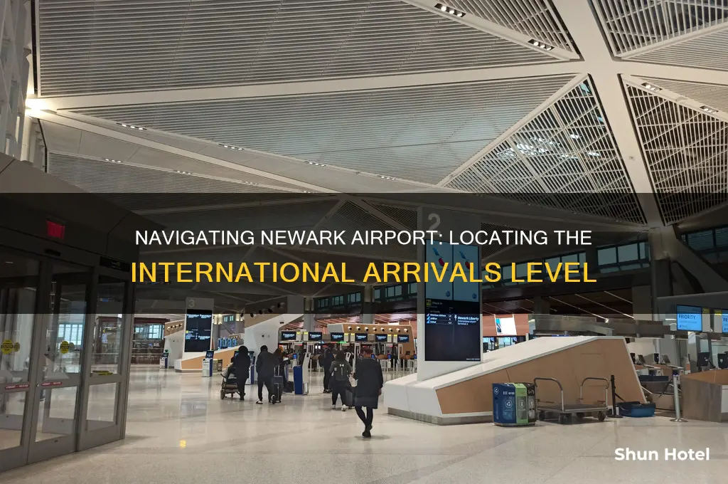 what level is the international arrivals level at newark airport
