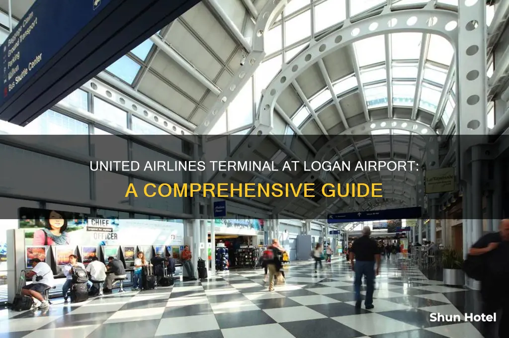 what logan airport terminal does united fly from