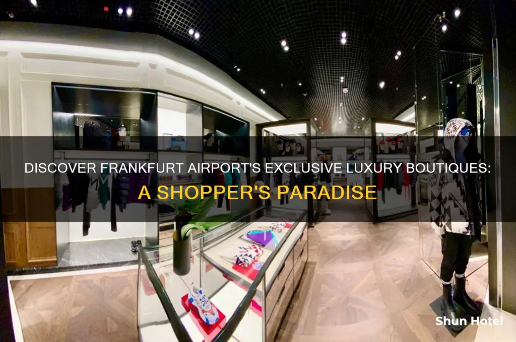 what luxury brands botiques are at frankfurt international airport