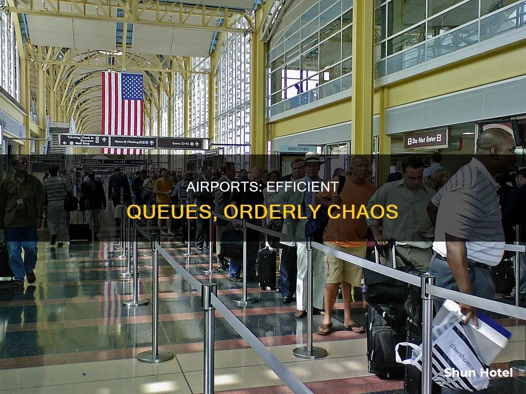what makes the lines at airports