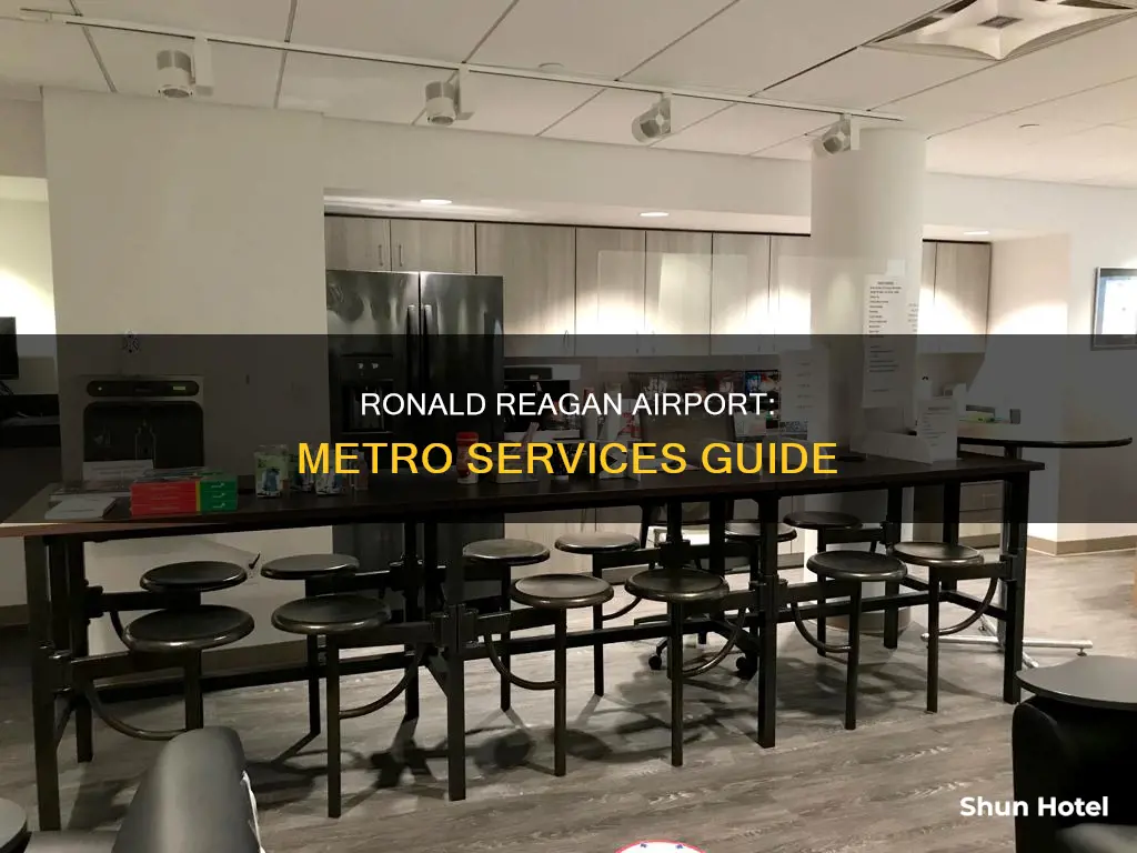 what metro services ronald reagan airport
